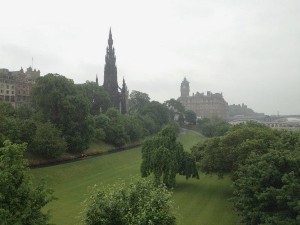 View of Edinburgh, Scotland.